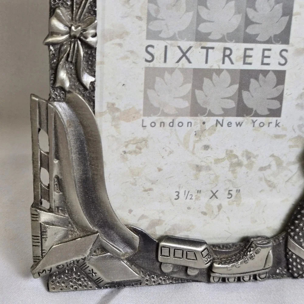 Sixtrees Grandson Metal Photo Frame Holds 3.5